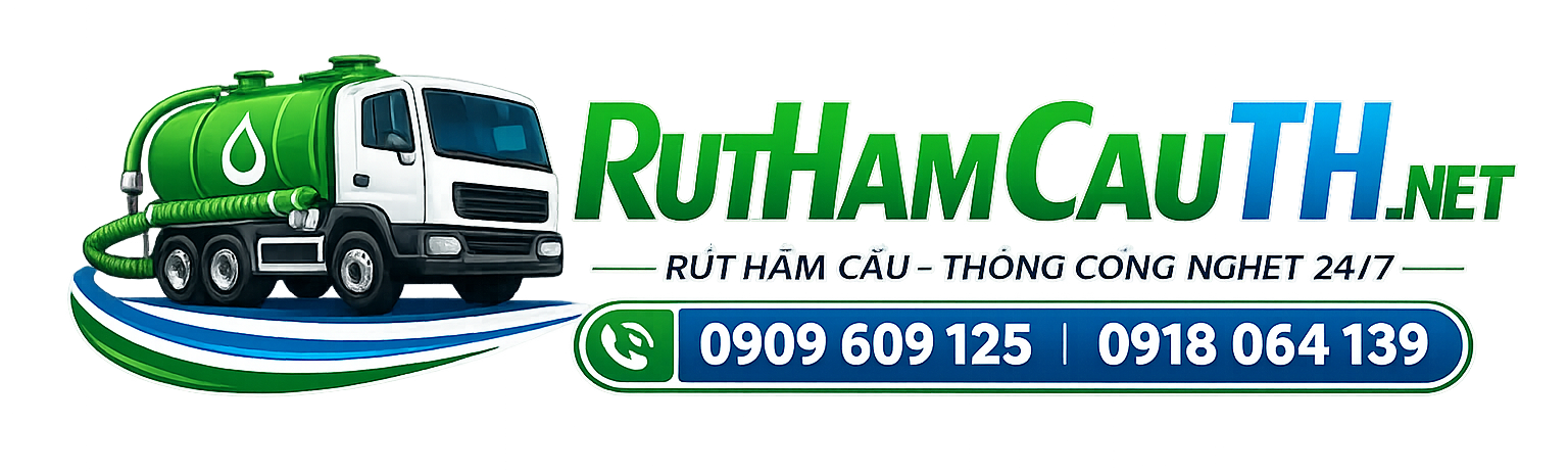 Rút hầm cầu, thông cống nghẹt, nạo vét hố ga tại Tuấn Thanh