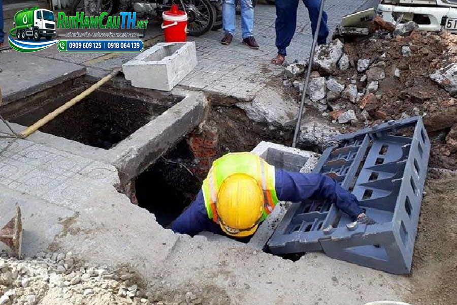 Rút hầm cầu, thông cống nghẹt, nạo vét hố ga tại Tuấn Thanh