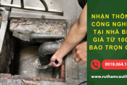Dịch vụ thông cống nghẹt Nhà Bè nhanh sạch triệt để giá rẻ