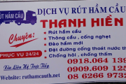 Giá thông tắc cống nghẹt giá rút hầm cầu bao nhiêu ?