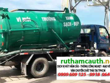 Bảng báo giá dịch vụ rút hầm cầu Phường Tân Thành