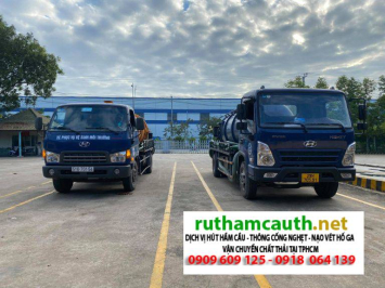 Dịch vụ rút hầm cầu cho nhà trọ, xí nghiệp, công trình