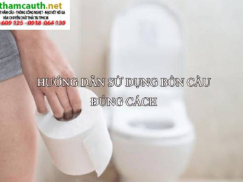 Cấu tạo và nguyên lý hoạt động của bồn cầu ngồi xổm, bồn cầu bệt