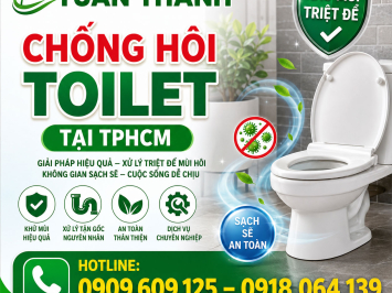 Chống hôi toilet tại Tphcm