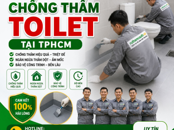 Chống thấm toilet tại Tphcm