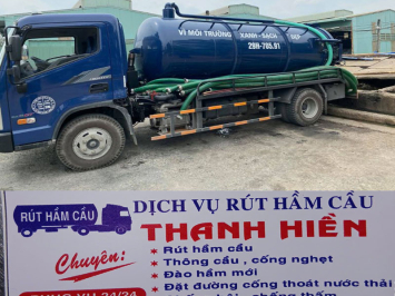 Dịch vụ hút hầm cầu nhà trọ – ký túc xá – dãy phòng cho thuê