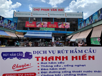 Dịch vụ rút hầm cầu tại chợ Phạm Văn Hai quận Tân Bình