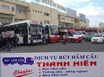 Dịch vụ thông cống nghẹt bồn cầu bến xe Miền Đông