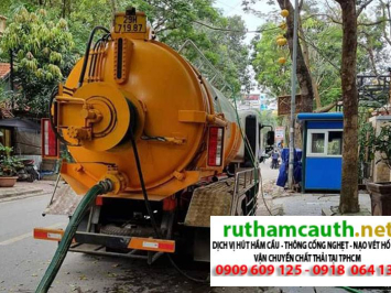 Bảng báo giá dịch vụ rút hầm cầu Phường Bến Cát