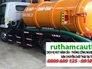 Bảng báo giá dịch vụ rút hầm cầu Phường Thủ Dầu Một