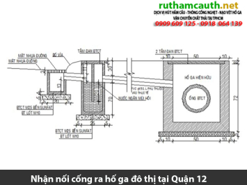 Bảng báo giá nhận nối cống ra hố ga đô thị Quận 12