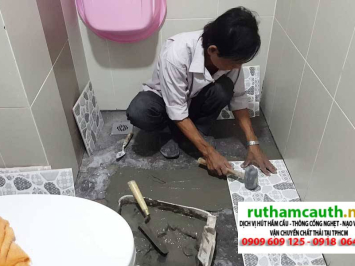 Sửa chữa chống thấm, chống hôi nhà vệ sinh toilet Phường Bình Tiên