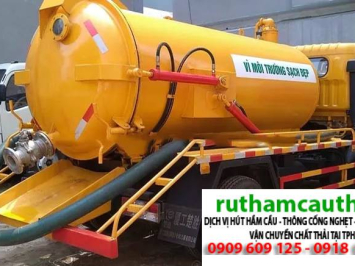 Bảng báo giá dịch vụ rút hầm cầu Phường Tam Bình