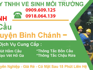 Bảng Báo Giá Dịch Vụ Rút hầm cầu Bình Chánh