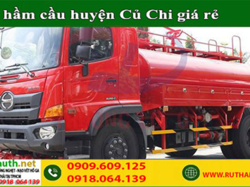 Bảng Báo Giá Dịch Vụ Rút hầm cầu Củ Chi