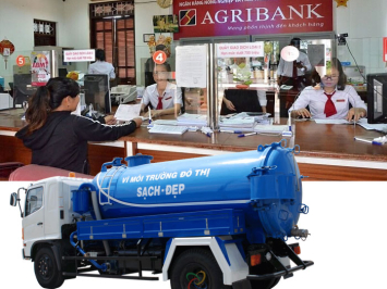 Rút hầm cầu ngân hàng Nông nghiệp và Phát triển Nông thôn Việt Nam Agribank