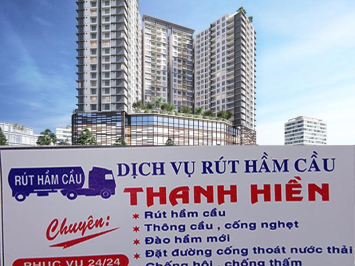 Rút hầm cầu tại tòa nhà văn phòng quận 11