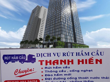 Rút hầm cầu tại tòa nhà văn phòng quận 4