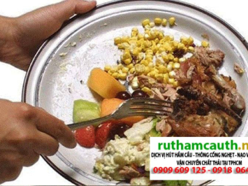 Thói quen gây tắc nghẽn cống thoát nước