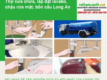 Thợ sửa chữa, lắp đặt lavabo, chậu rửa mặt, bồn cầu Long An