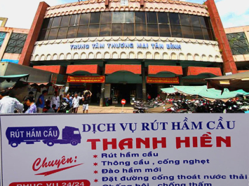 Thông cống nghẹt nhanh chợ Tân Bình