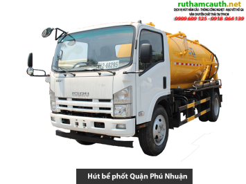 Cho thuê xe hút hầm cầu giá rẻ Quận Phú Nhuận