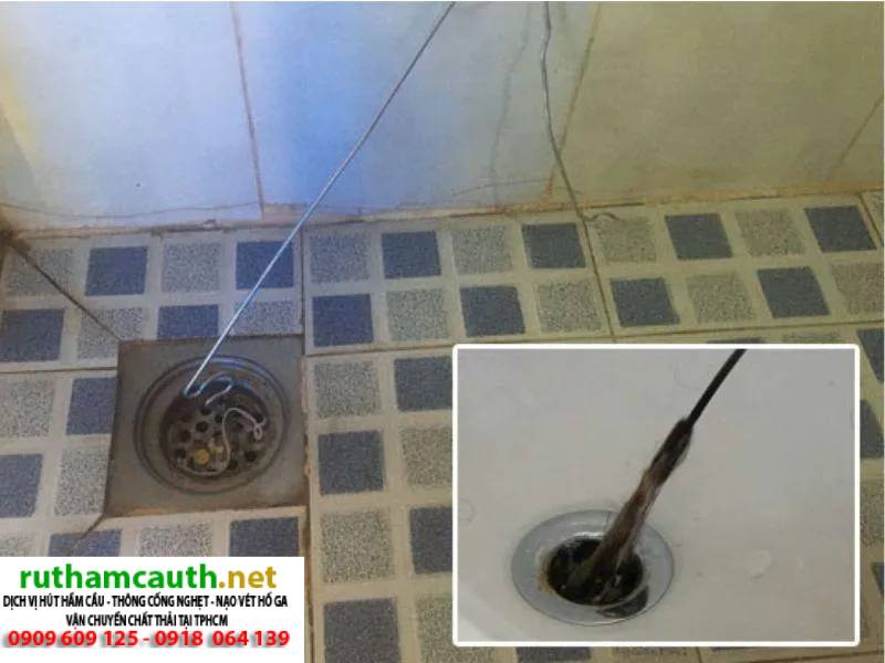 5 cách thông tắc cống nhà tắm nhanh chóng, hiệu quả