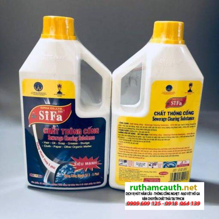 Review 5 Loại Axit Thông Cống Cực Mạnh, Sử Dụng Nhiều Nhất