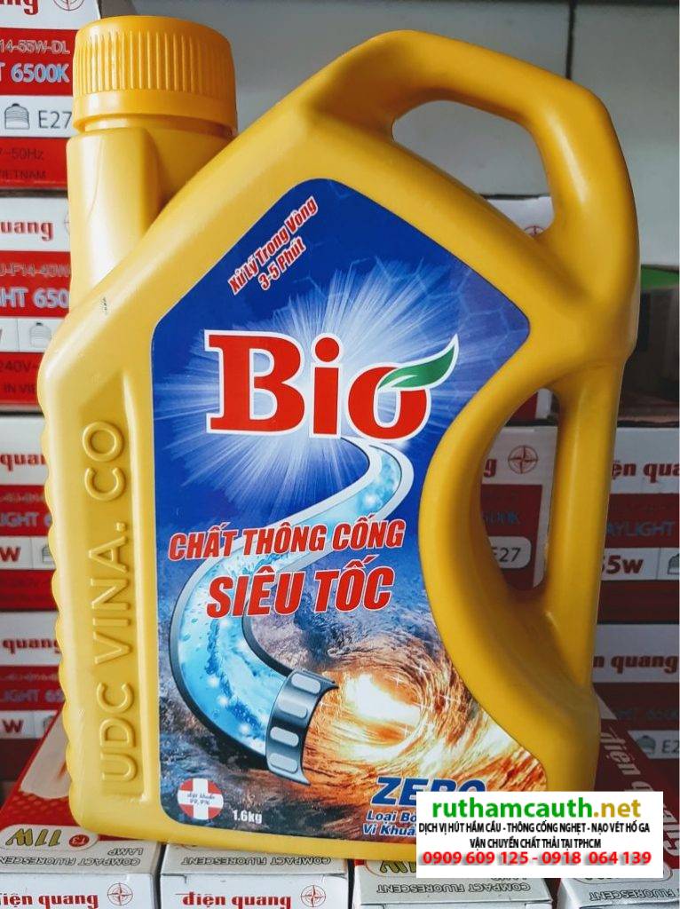 Review 5 Loại Axit Thông Cống Cực Mạnh, Sử Dụng Nhiều Nhất