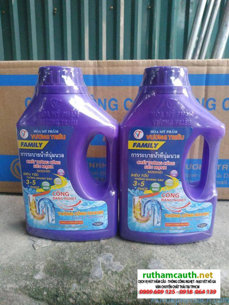 Review 5 Loại Axit Thông Cống Cực Mạnh, Sử Dụng Nhiều Nhất