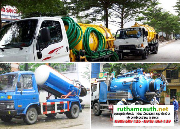 Báo giá hút hầm cầu, bể phốt theo xe rẻ nhất 2025, tư vấn dịch vụ