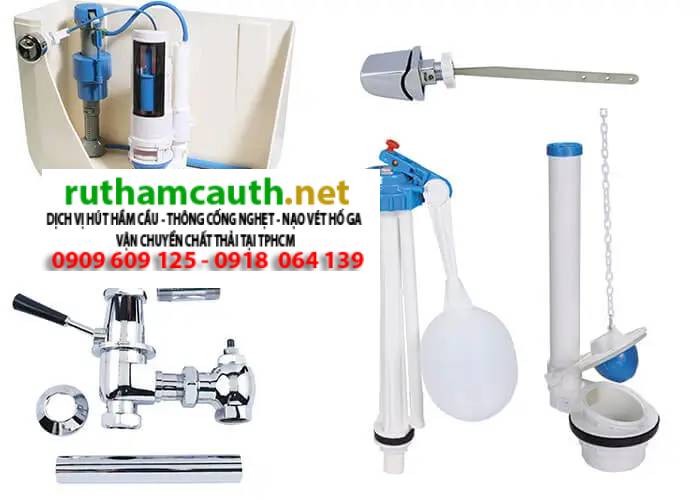 Cách thay bộ xả bồn cầu tay gạt và nút nhấn đơn giản