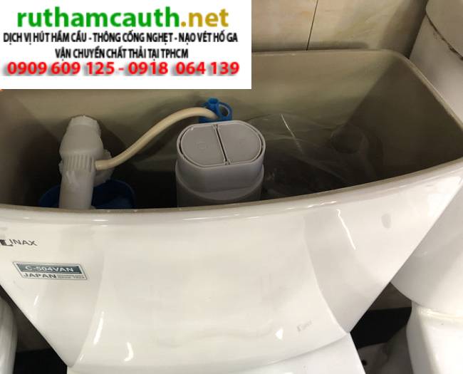 Cách thay bộ xả bồn cầu tay gạt và nút nhấn đơn giản