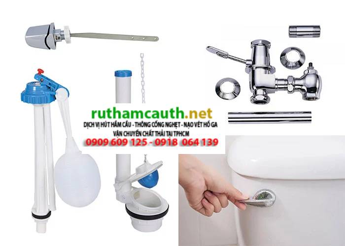 Cách thay bộ xả bồn cầu tay gạt và nút nhấn đơn giản
