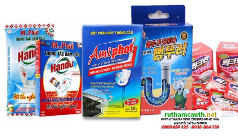 Review 5 Loại Bột Thông Cống Siêu Mạnh, hiệu quả sau 10 phút