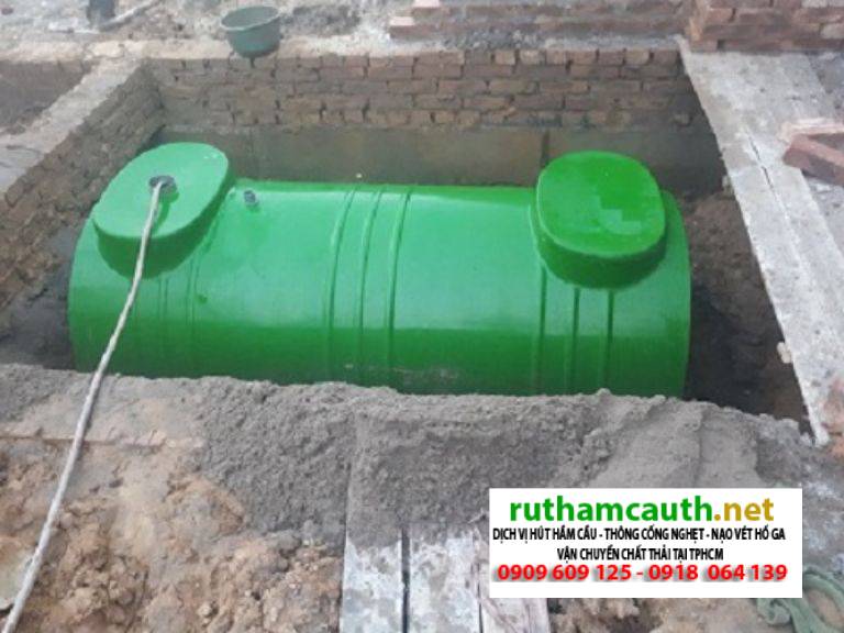 Cách Lắp Đặt Bể Phốt Nhựa An Toàn , Đúng Cách