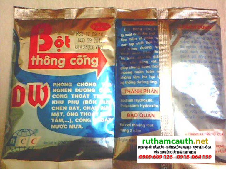 Hướng Dẫn Sử Dụng Bột Thông Cống Tại Nhà Hiệu Quả, An Toà