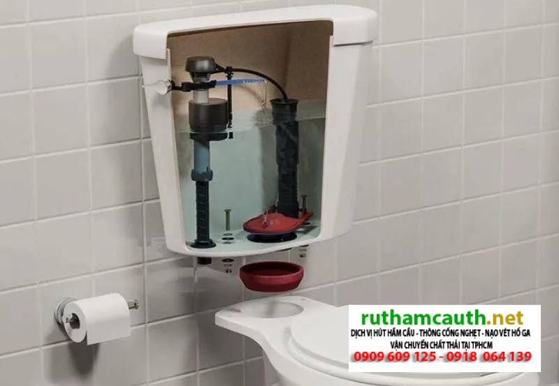Cách sửa bồn cầu bị rỉ nước đơn giản