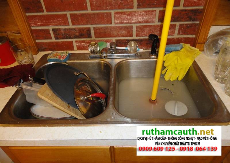 Cách Thông Tắc Cống Bồn Rửa Bát Tại Nhà Nhanh Chóng