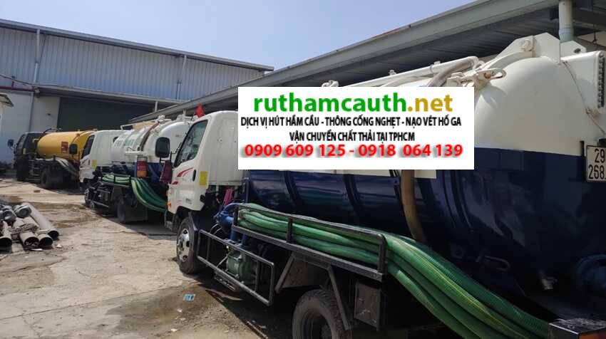 Cách tính tiền hút bể phốt để tránh bị vòi thêm tiền