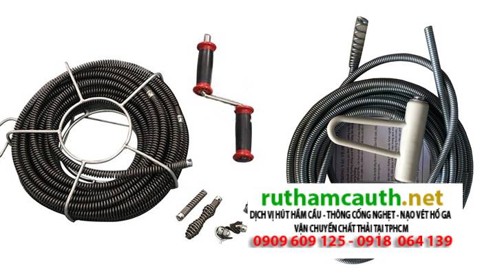 Dây thông cống lò xo 5m, 10m, 15m, 20m – So sánh và cách lựa chọn