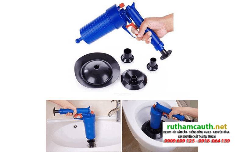 Dụng Cụ Thông Cống Áp Suất Cao Cho Nghẹt Nặng