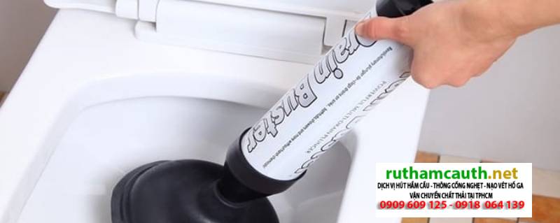 Dụng Cụ Thông Tắc Bồn Cầu Bằng Khí Nén Phổ Biến