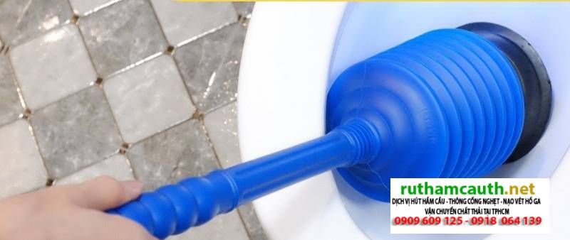 Dụng Cụ Thông Tắc Bồn Cầu Bằng Khí Nén Phổ Biến