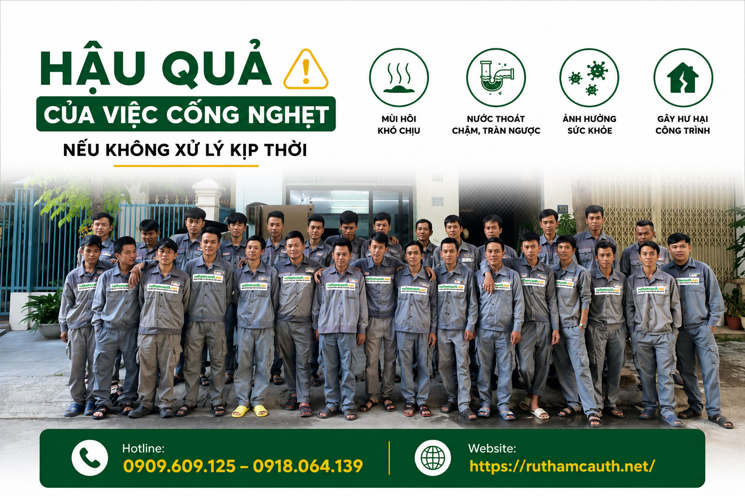 Hậu Quả Của Việc Cống Nghẹt Nếu Không Xử Lý Kịp Thời