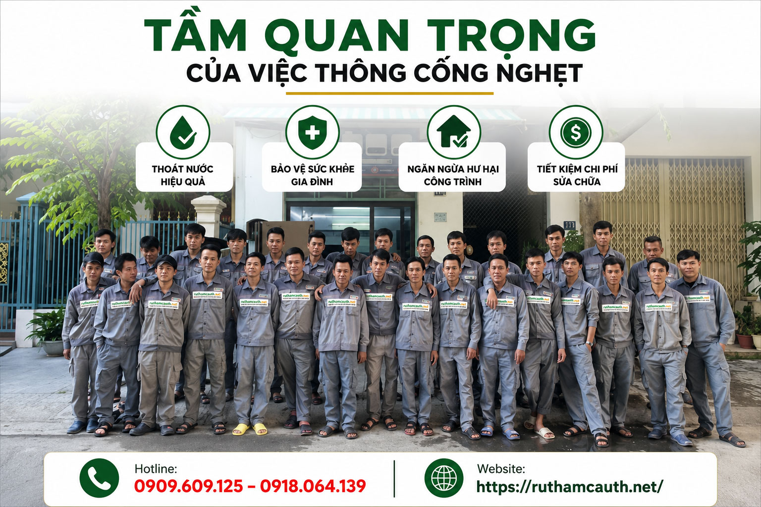 Tầm Quan Trọng Của Việc Thông Cống Nghẹt