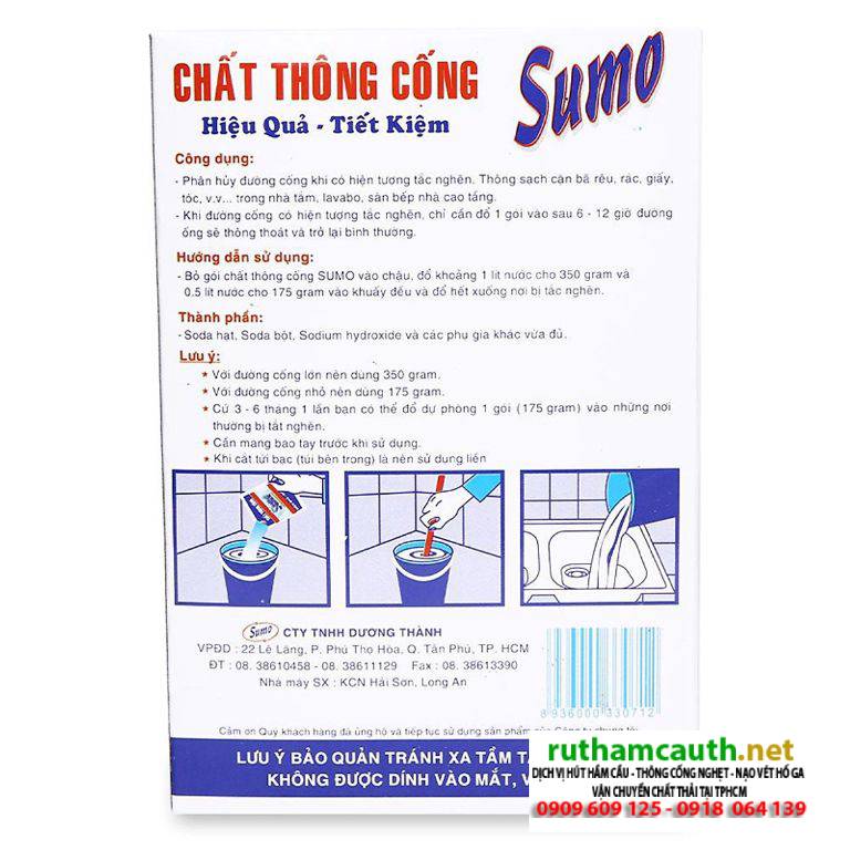 Cách Sử Dụng Hoá Chất Thông Cống An Toàn, Hiệu Quả Tại Nhà
