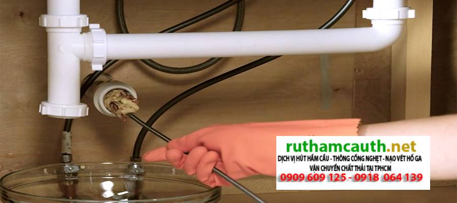 Hướng dẫn cách thông ống nước sinh hoạt bị tắc