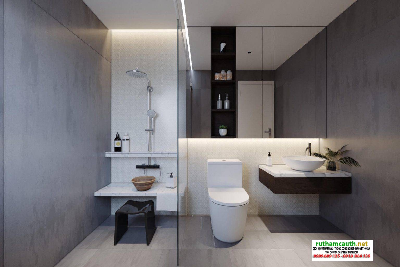 [Cẩm nang] Hướng đặt bồn cầu nhà vệ sinh tránh tụ tà khí