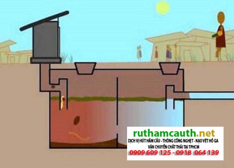 Kích Thước Hầm Cầu 2 Ngăn, 3 Ngăn Đạt Chuẩn Cho Hộ Gia Đình